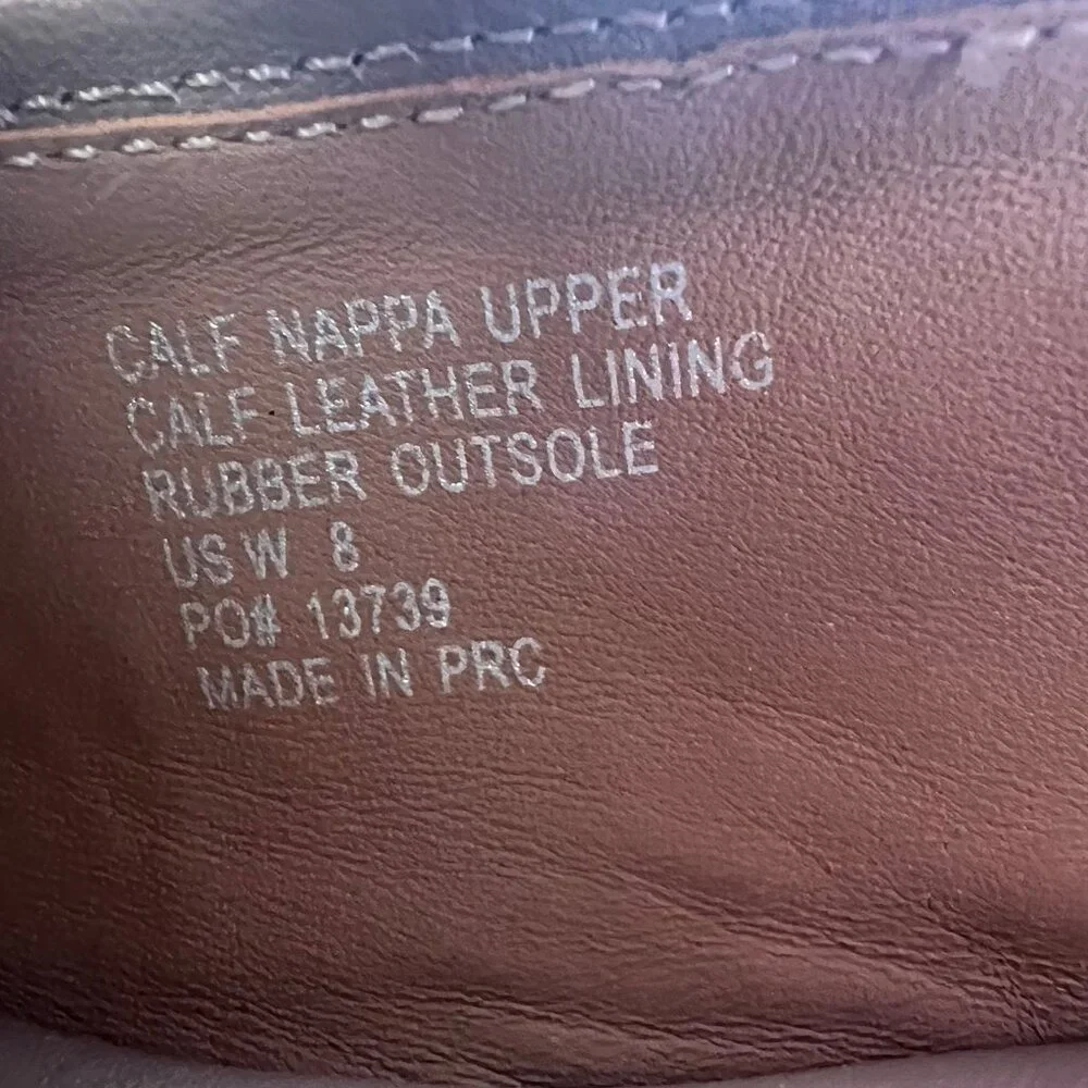 Quince Italian Leather Horsebit Tan Loafer size 8 New without box - Picture 3 of 8